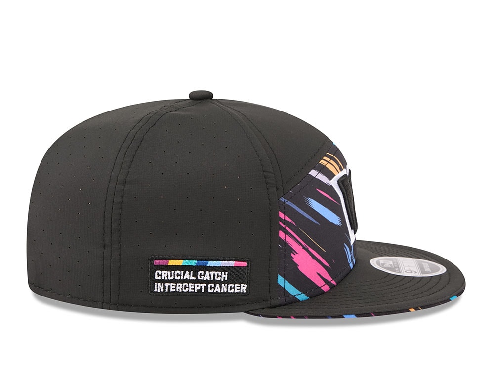 New Era Washington Commanders Crucial Catch 2026 Black Edition 9Fifty Split Panel Snapback Casquette