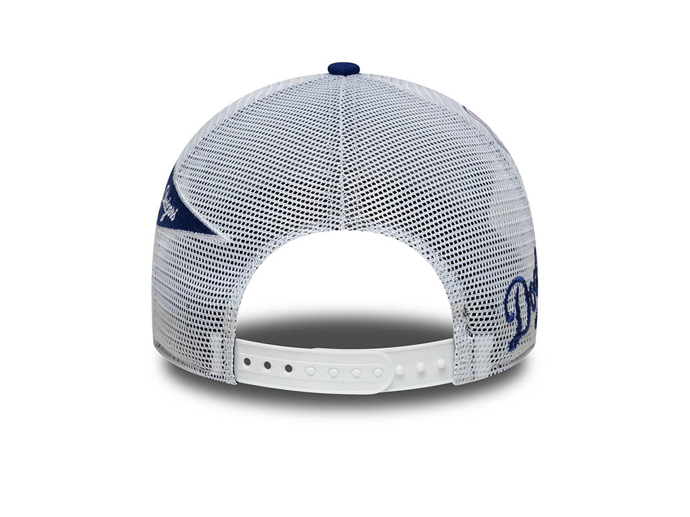 New Era Los Angeles Dodgers Multi Patch 9Forty A Frame Trucker Snapback Casquette