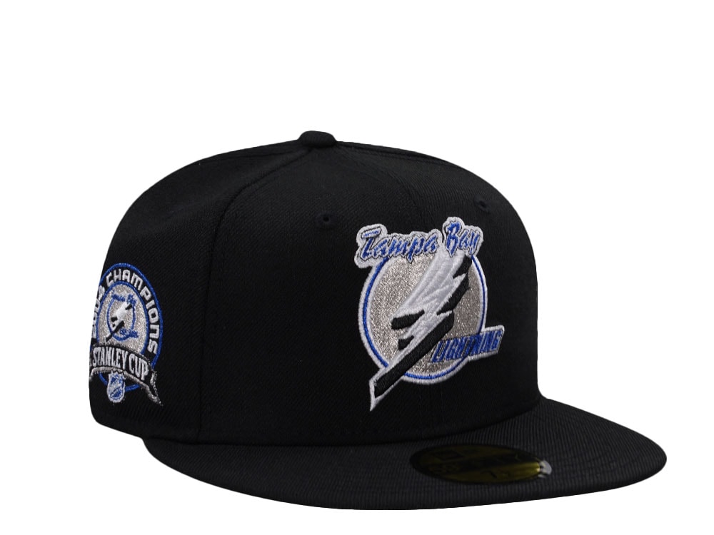 New Era Tampa Bay Lightning Stanley Cup Champions 2004 Black Prime Edition 59Fifty Fitted Casquette