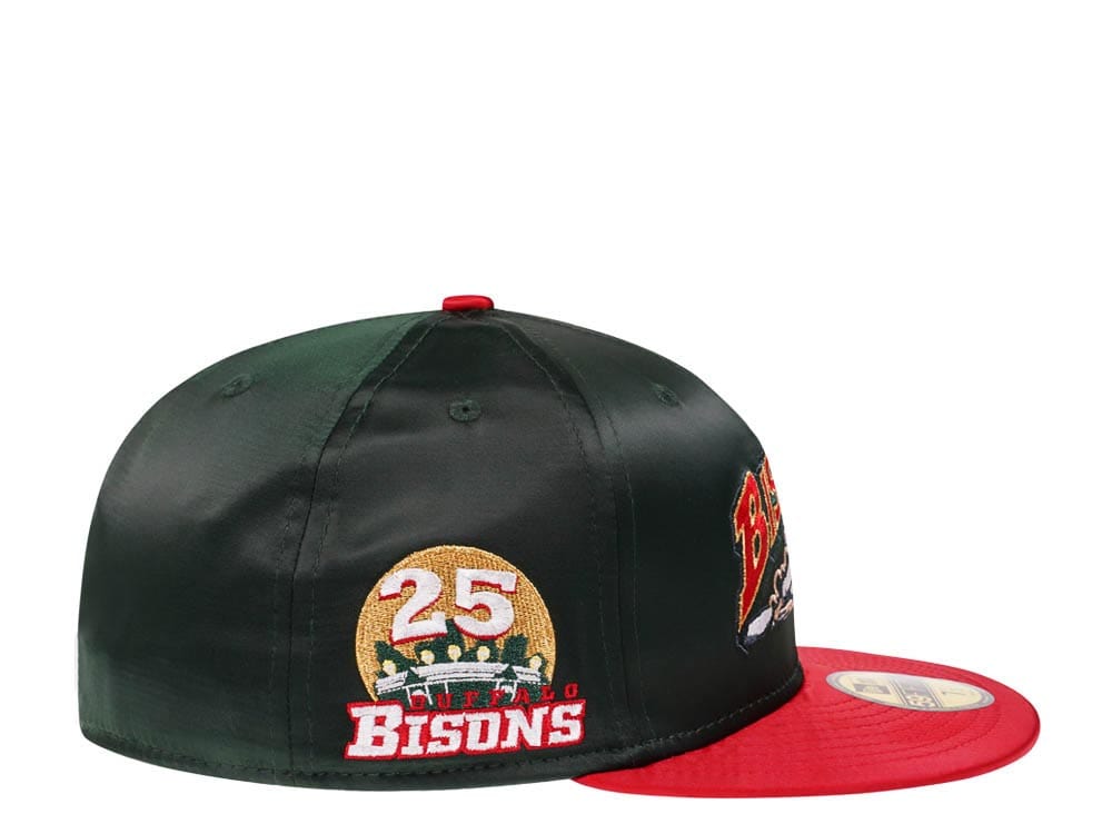 New Era Buffalo Bisons 25th Anniversary Satin Jacket Elite Edition 59Fifty Fitted Casquette