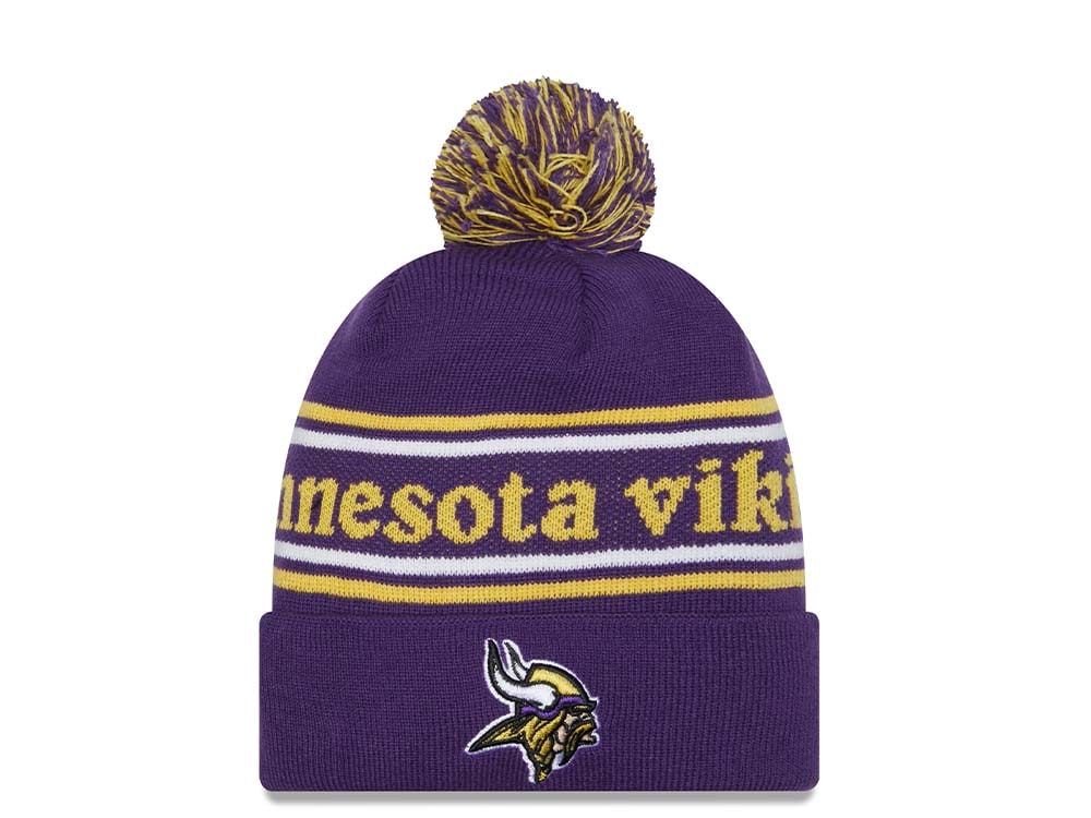 New Era Minnesota Vikings Script Chapeaux
