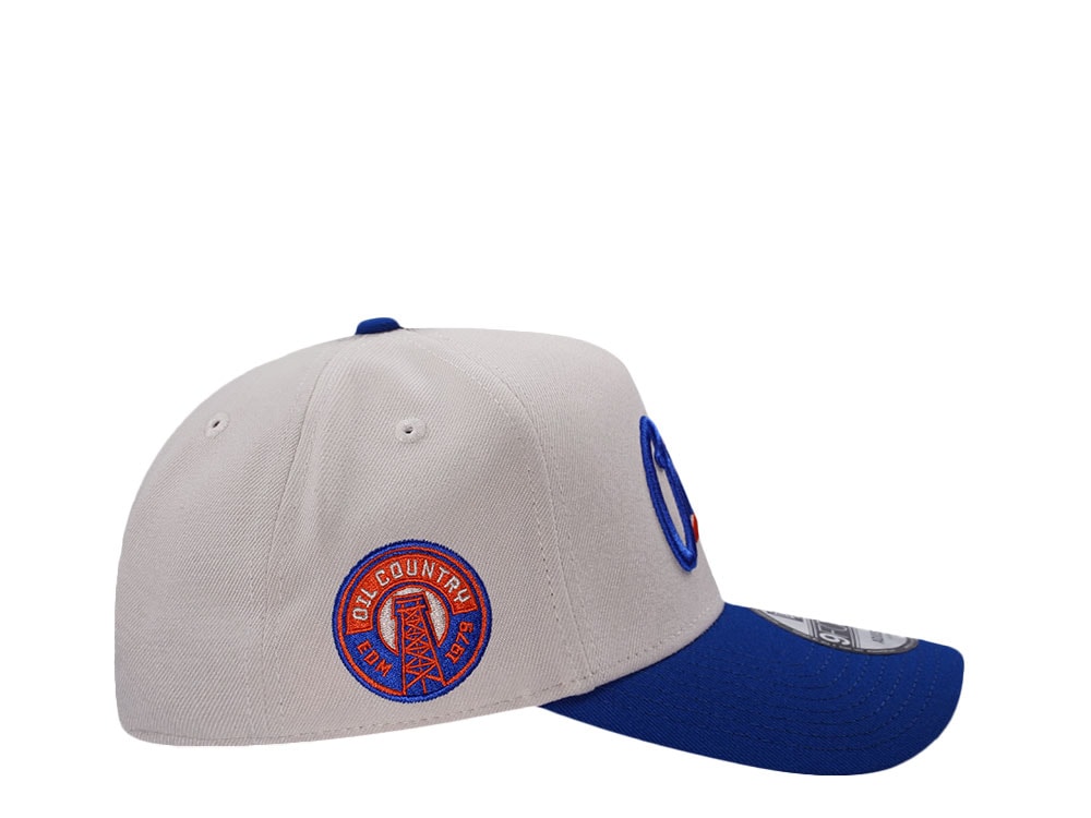 New Era Edmonton Oilers Inaugural Season 1979 Chrome Two Tone Edition 9Forty A Frame Snapback Casquette