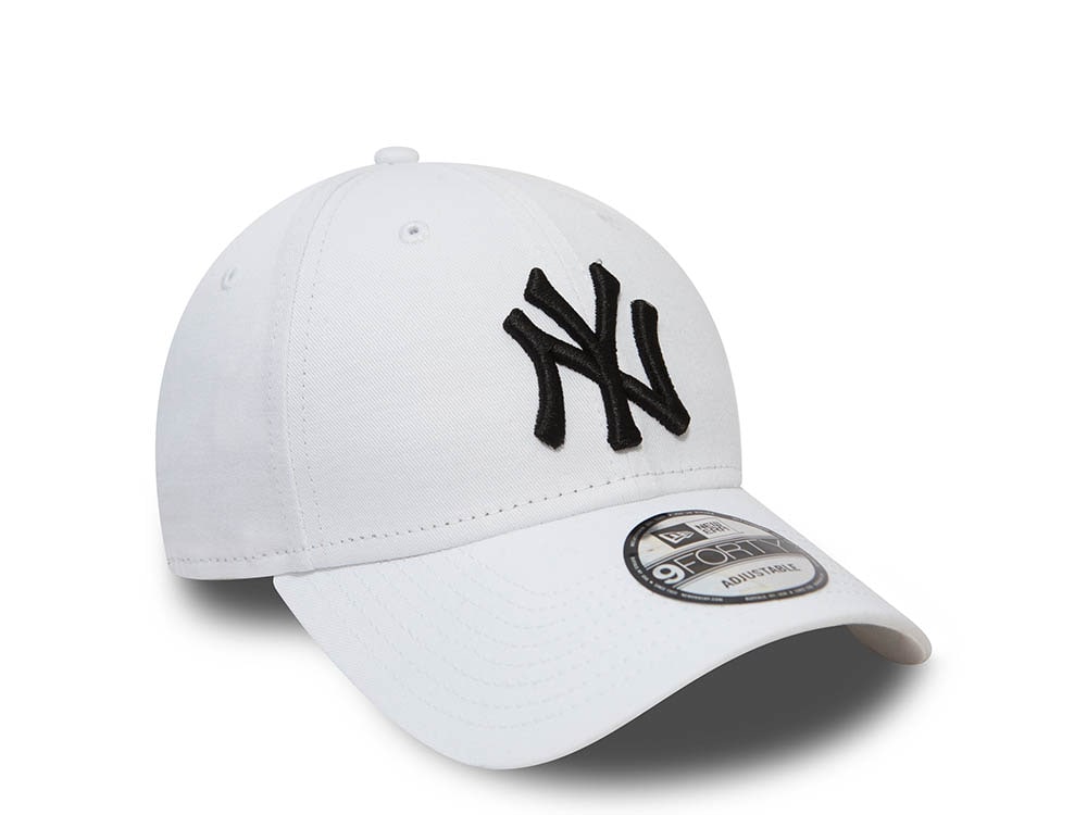 New Era New York Yankees League Basic White 9forty Snapback Casquette