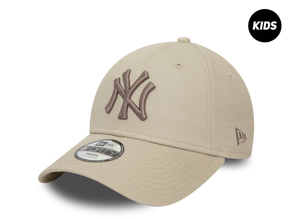 New Era New York Yankees League Essential Kids Stone 9Forty Strapback Casquette
