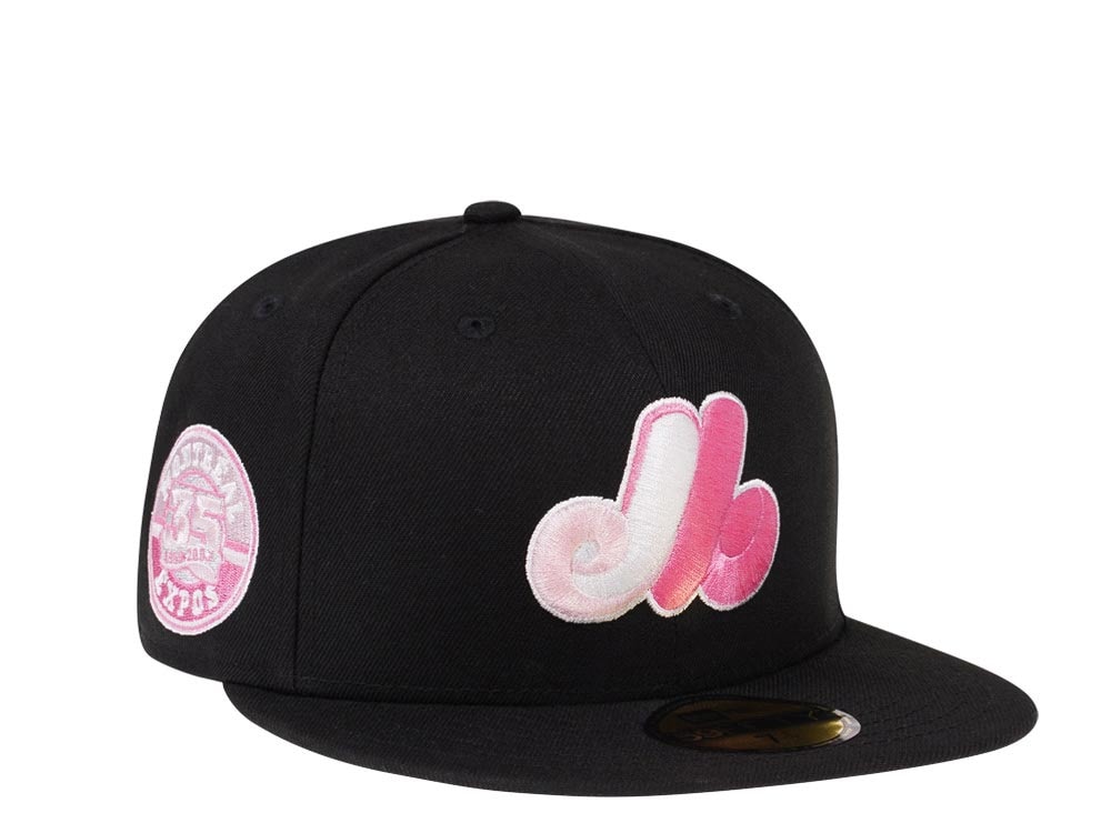 New Era Montreal Expos 35th Anniversary Black and Pink Edition 59Fifty Fitted Casquette