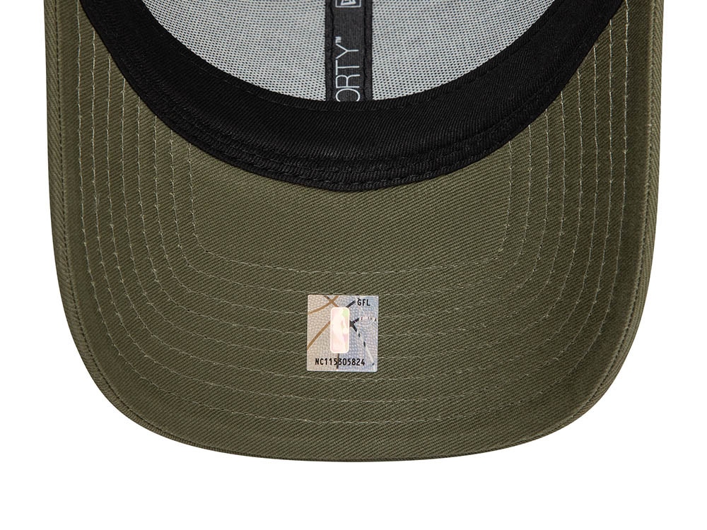 New Era Los Angeles Lakers Team Outline Olive 9Forty Strapback Casquette