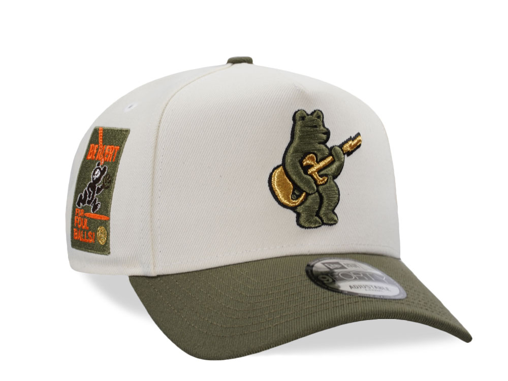 New Era Chicago Cubs Be Alert Chrome Two Tone Edition 9Forty A Frame Snapback Casquette