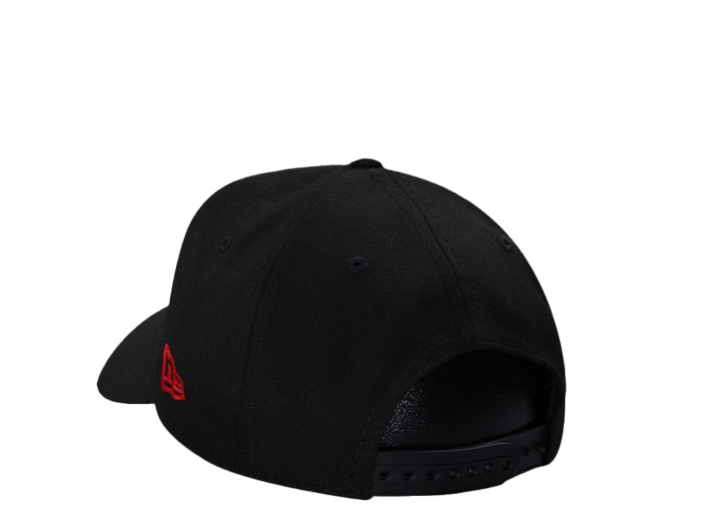 New Era Anaheim Angels 40th Anniversary Black and Red 9Forty A Frame Snapback Casquette