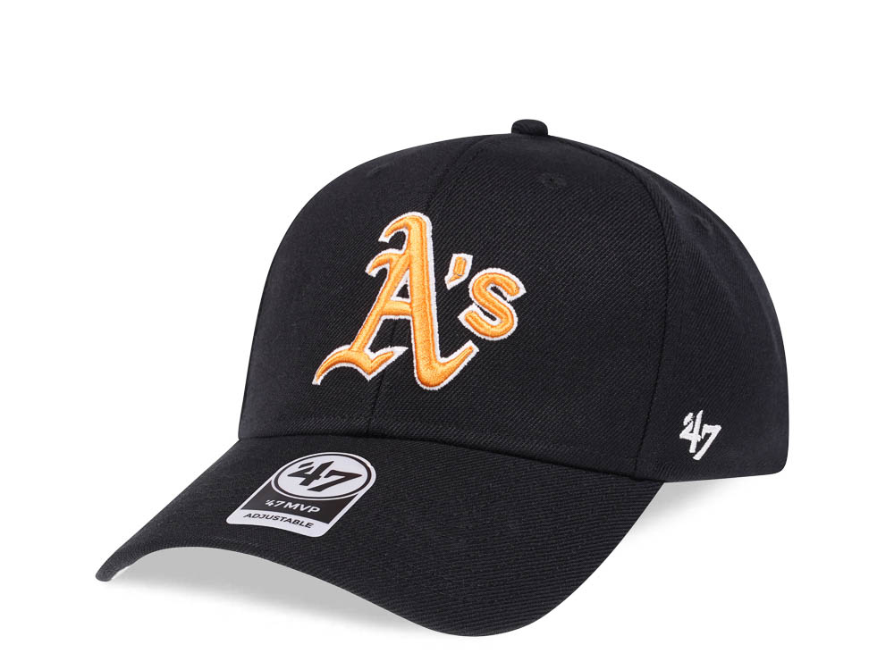 47Brand Oakland Athletics Classic Black Strapback Casquette