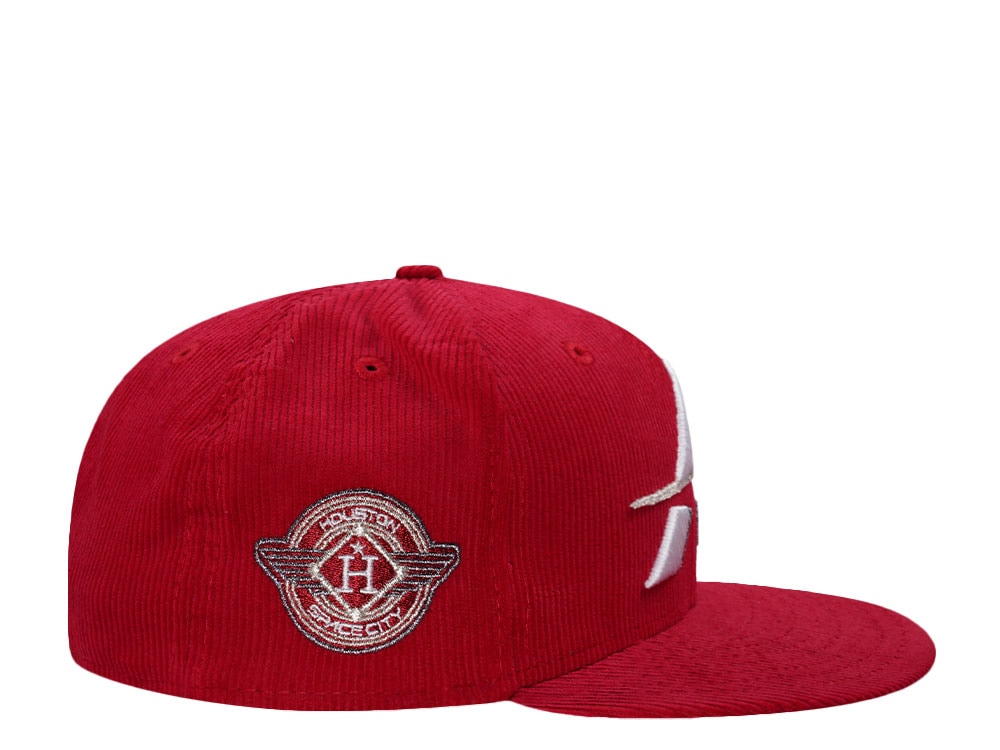 New Era Houston Astros Spacecity Red Corduroy Prime Edition 59Fifty Fitted Casquette