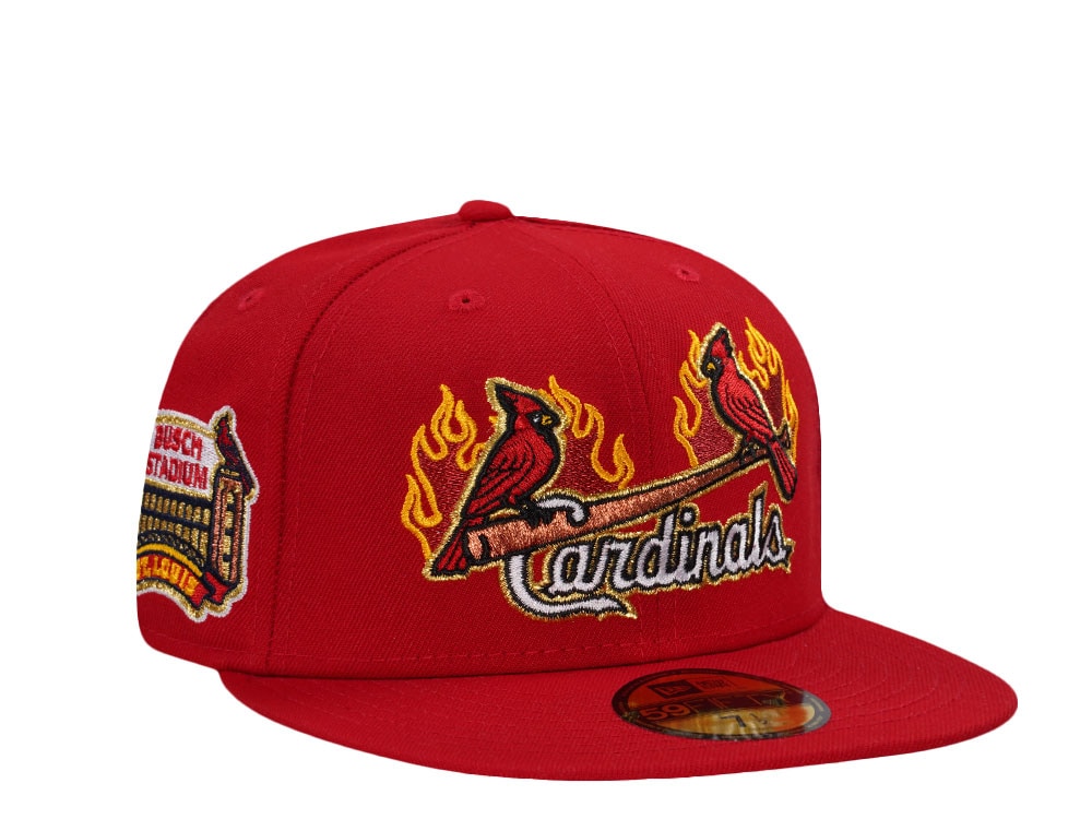 New Era St. Louis Cardinals Busch Stadium Scarlet Red Prime Edition 59Fifty Fitted Casquette
