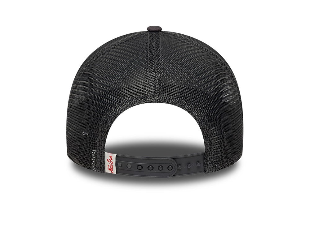 New Era Distressed Charcoal Edition 9Forty A Frame Trucker Snapback Casquette