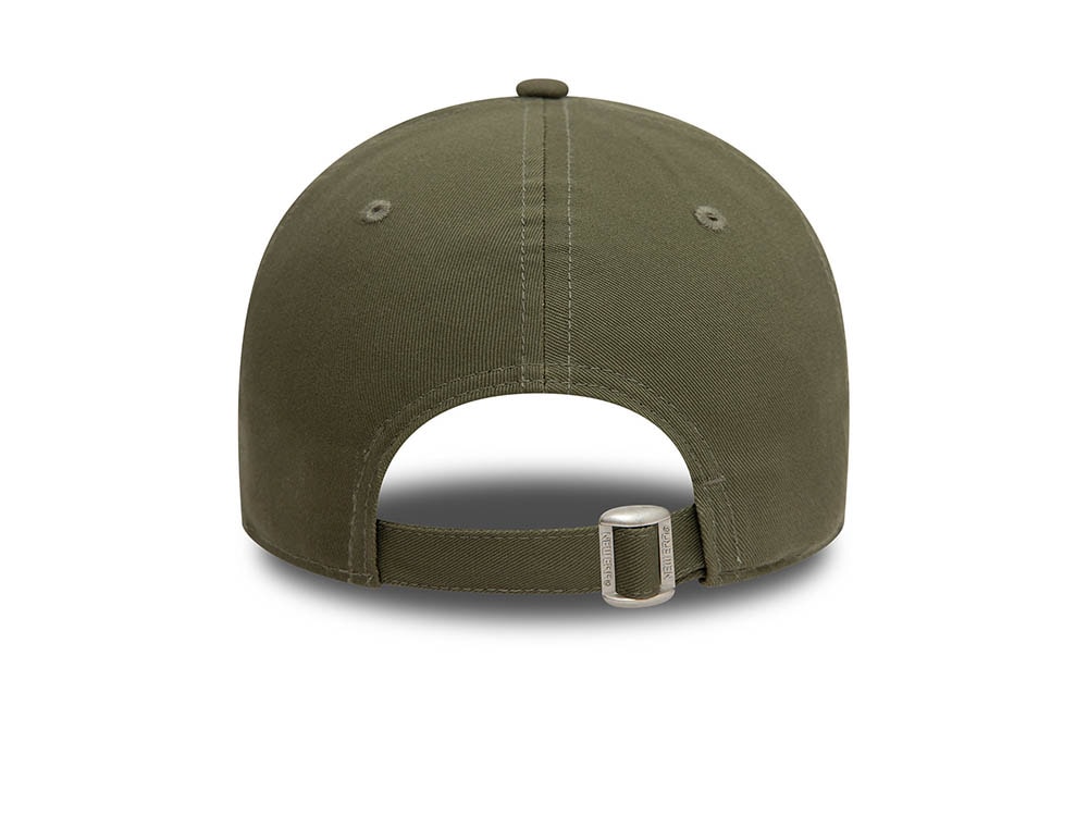 New Era Los Angeles Lakers Team Outline Olive 9Forty Strapback Casquette