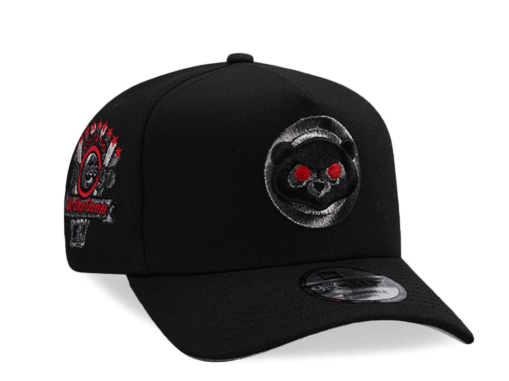 New Era Chicago Cubs All Star Game 1990 Black Prime Edition 9Forty A Frame Snapback Casquette