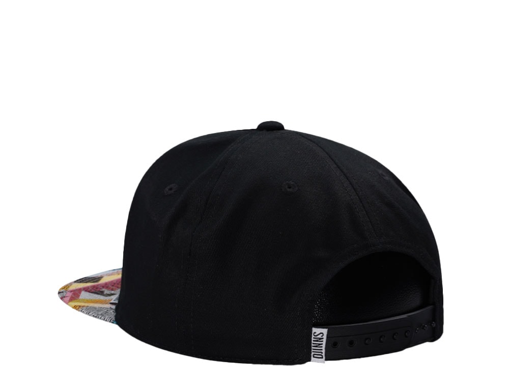 Djinns 5 Panel Rubber Logo Aztek Edition Snapback Casquette