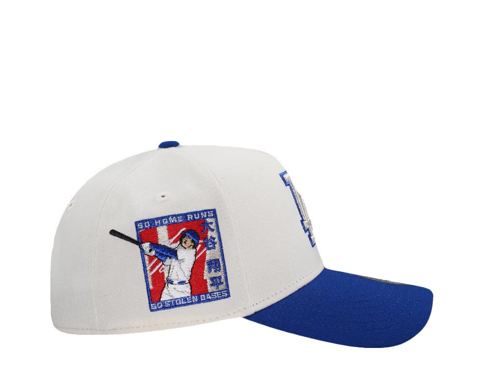 New Era Los Angeles Dodgers Ohtani 50 50 Season Chrome Two Tone Edition 9Forty A Frame Snapback Casquette