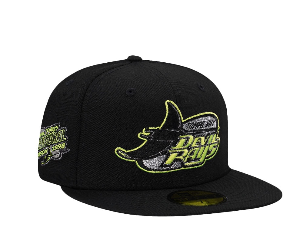 New Era Tampa Bay Rays Inaugural Season 1998 Black Prime Edition 59Fifty Fitted Casquette