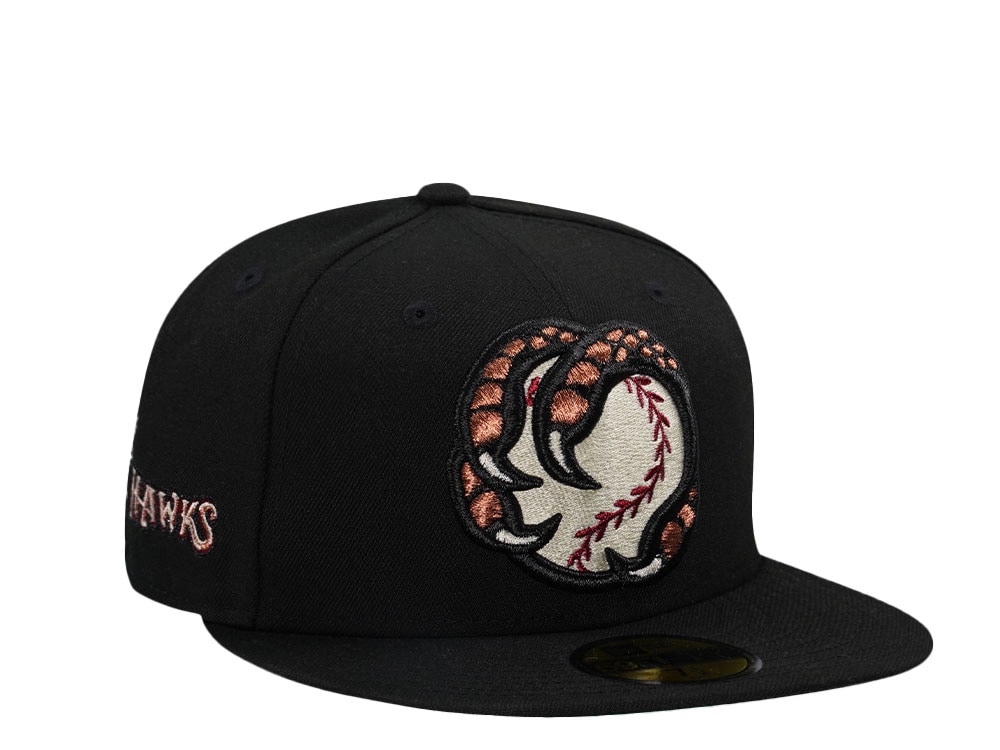 New Era Boise Hawks Black Throwback Edition 59Fifty Fitted Casquette