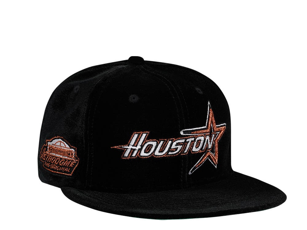 New Era Houston Astros Astrodome Black Velvet Edition 59Fifty Fitted Casquette