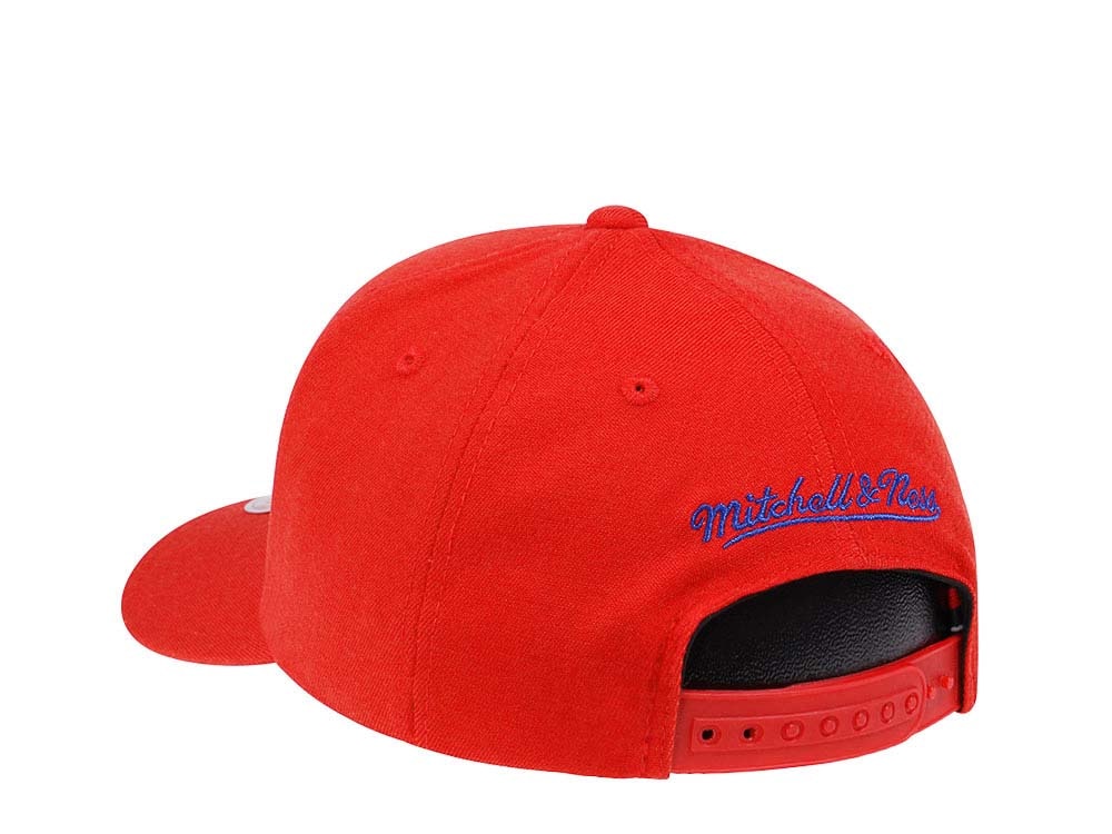 Mitchell & Ness Los Angeles Clippers Team Ground Red Line Flex Snapback Casquette