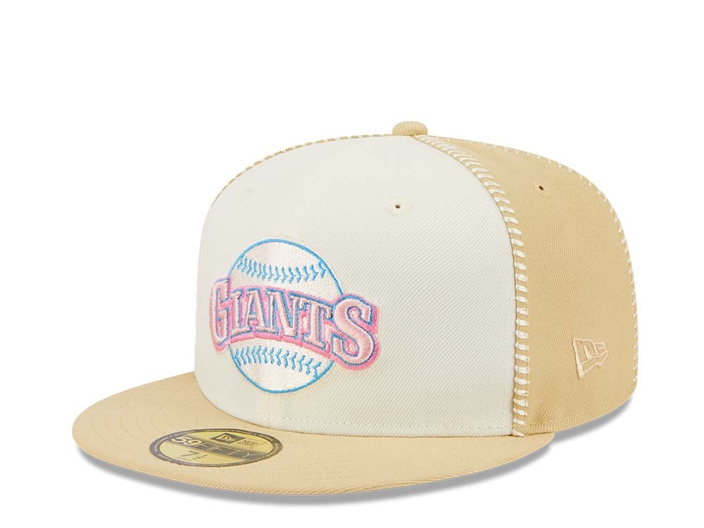 New Era San Francisco Giants Stitch 25th Anniversary Gold Edition 59Fifty Fitted Casquette