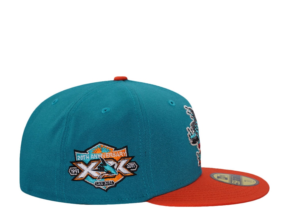 New Era San Jose Sharks 20th Anniversary Two Tone Prime Edition 59Fifty Fitted Casquette