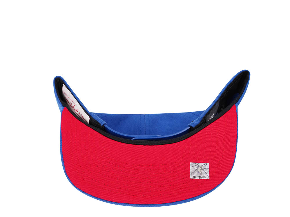 Mitchell & Ness Los Angeles Clippers NBA Embroidery Glitch Hardwood Classic Snapback Casquette