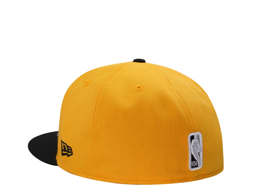 New Era Chicago Bulls Back To Back World Champions Yellow Two Tone Edition 59Fifty Fitted Casquette