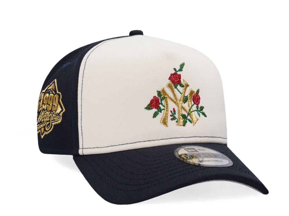 New Era New York Yankees World Series 1999 Gold Navy Two Tone 9Forty A Frame Snapback Casquette