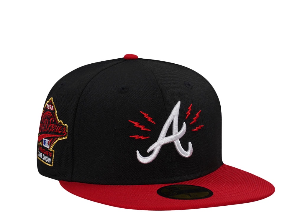 New Era Atlanta Braves World Series 1995 Wool Two Tone Throwback Edition 59Fifty Fitted Casquette