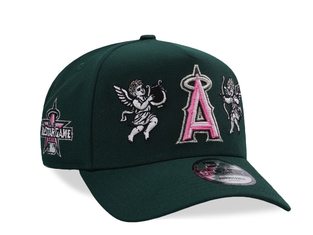 New Era Anaheim Angels All Star Game 2010 Dark Green Cupid Edition 9Forty A Frame Snapback Casquette
