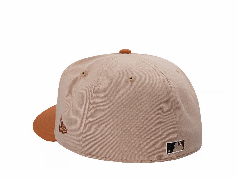 New Era New York Yankees Subway Series Pumpkin Spice Edition Pre Curved 59Fifty Fitted Casquette
