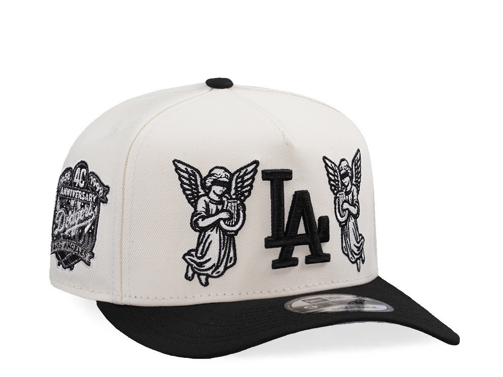 New Era Los Angeles Dodgers 40th Anniversary Angel Chrome Two Tone Edition 9Fifty A Frame Snapback Casquette