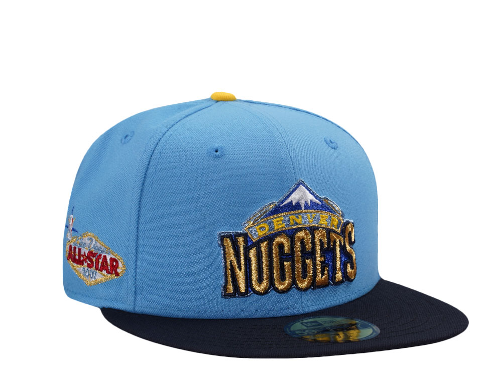 New Era Denver Nuggets All Star Game 2007 Blue Two Tone Edition 59Fifty Fitted Casquette