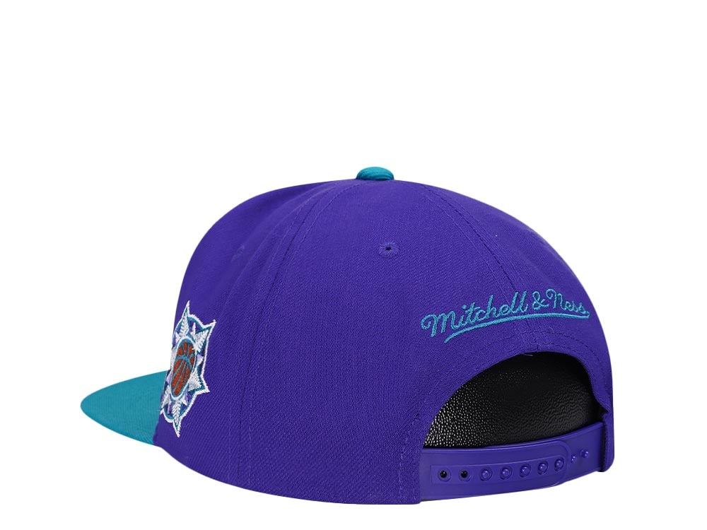 Mitchell & Ness Utah Jazz Logo Blur Hardwood Classic Snapback Casquette