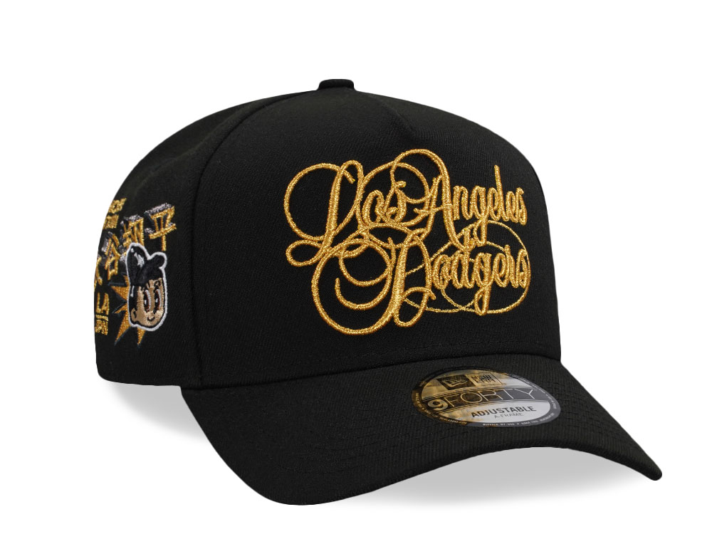 New Era Los Angeles Dodgers Ohtani Black Gold Prime Edition 9Forty A Frame Snapback Casquette
