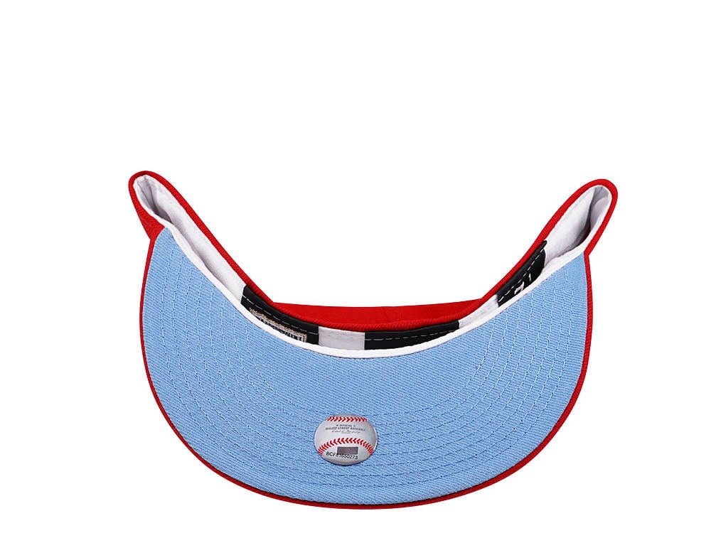 New Era Toronto Blue Jays 20th Anniversary Red Glacier Blue Edition 59Fifty Fitted Casquette