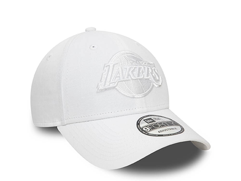 New Era Los Angeles Lakers Essential White 9Forty Strapback Casquette