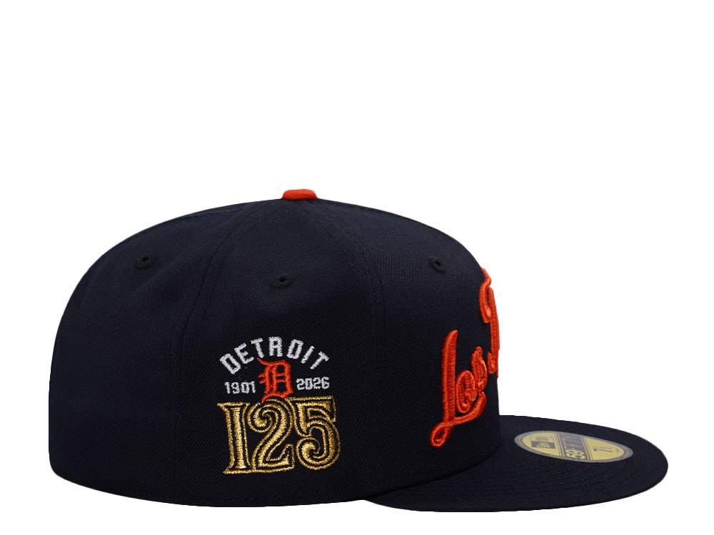 New Era Detroit Tigers 125th Anniversary Navy Prime Edition 59Fifty Fitted Casquette