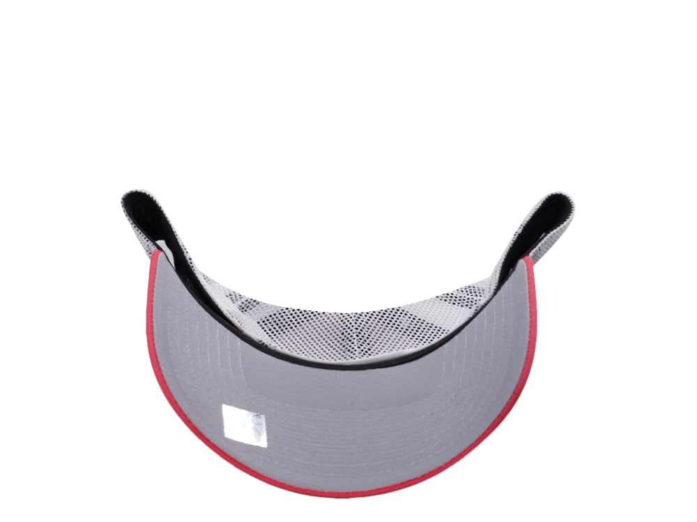 New Era Miami Heat Coral Pink Prime Edition 9Forty A Frame Trucker Snapback Casquette