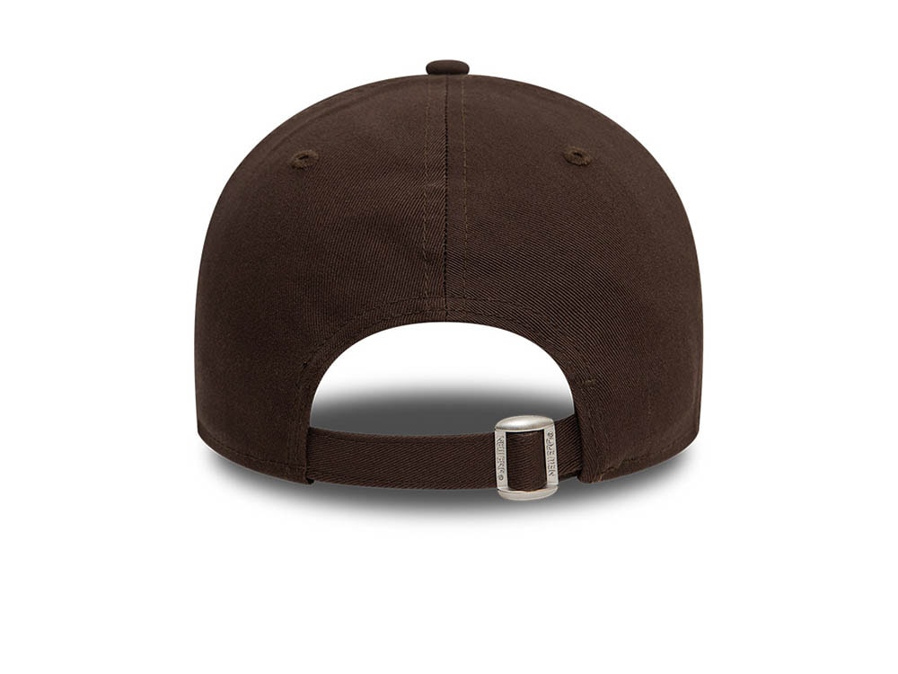 New Era New York Yankees League Essential Dark Brown 9Forty Strapback Casquette