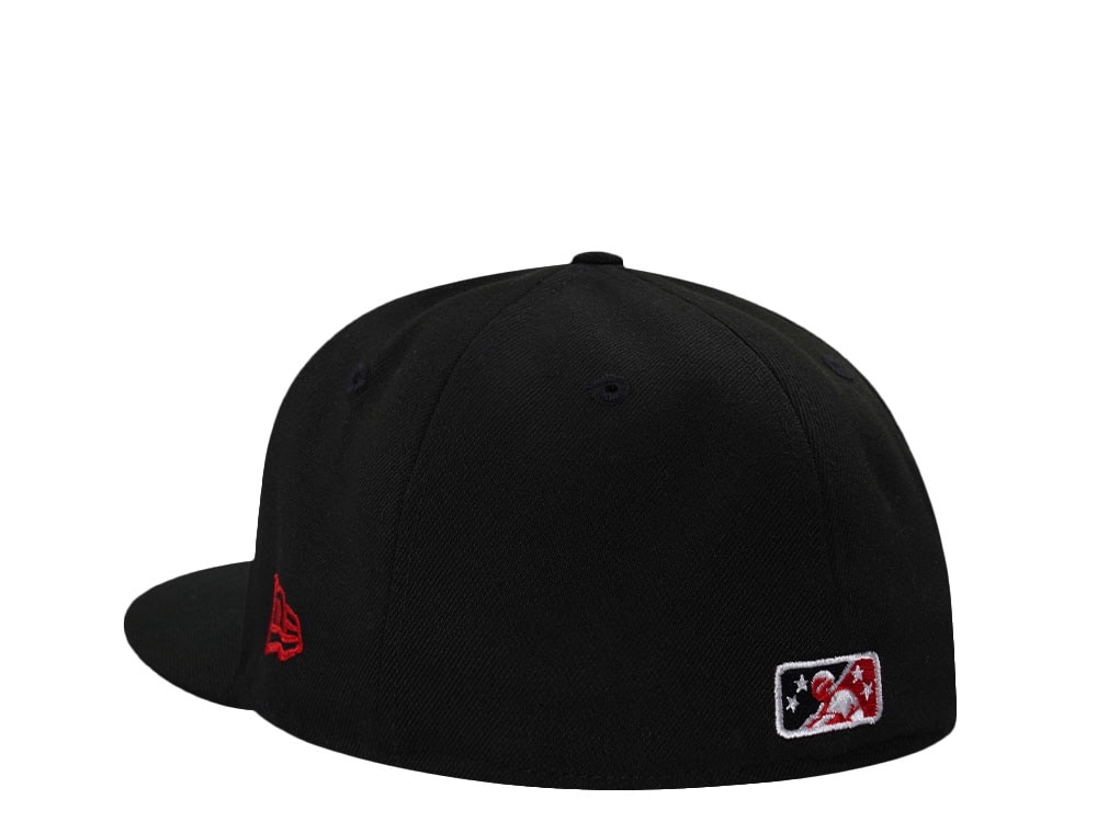 New Era Worcester Woo Sox Inaugural Season 2021 Black Prime Edition 59Fifty Fitted Casquette