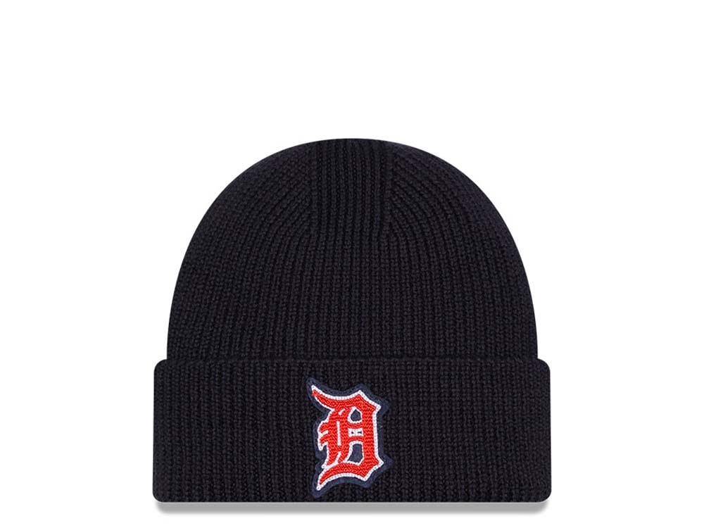 New Era Detroit Tigers Skull Knit Navy Chapeaux