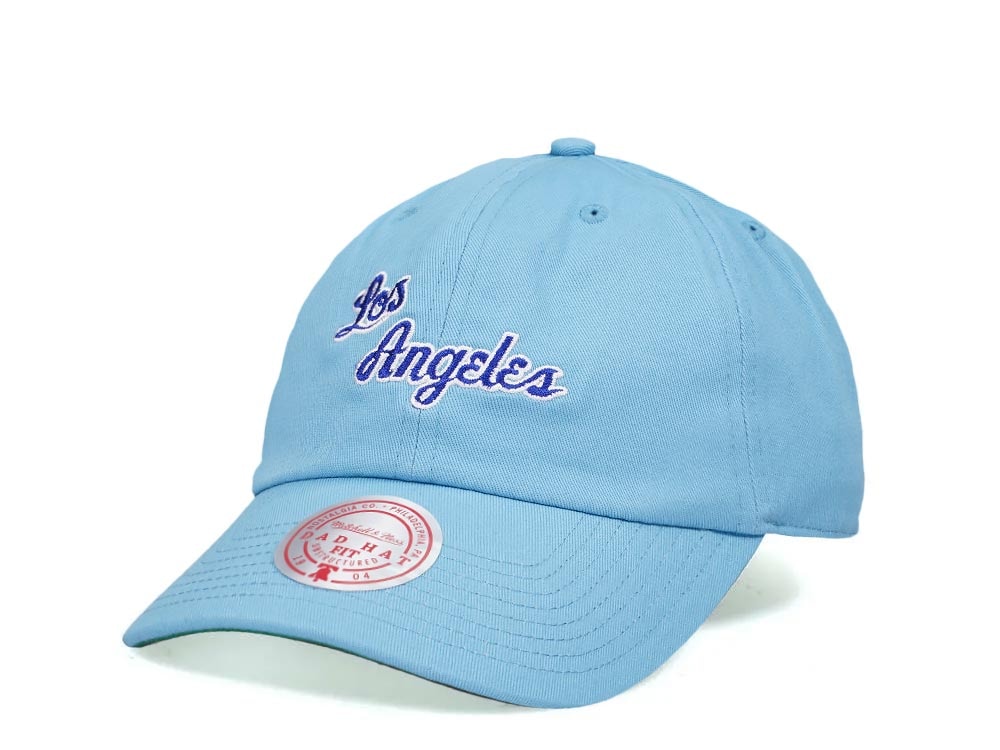 Mitchell & Ness Los Angeles Lakers Team Ground 2.0 Hardwood Classic Dad Strapback Casquette