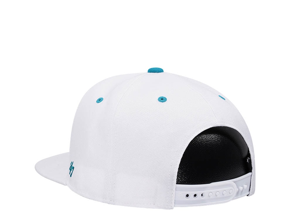 47Brand Anaheim Ducks White Crosstown Script Captain MVP Snapback Casquette
