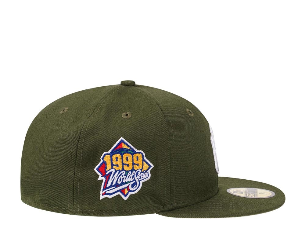 New Era New York Yankees World Series 1999 Rifle Green and Stone Edition 59Fifty Fitted Casquette