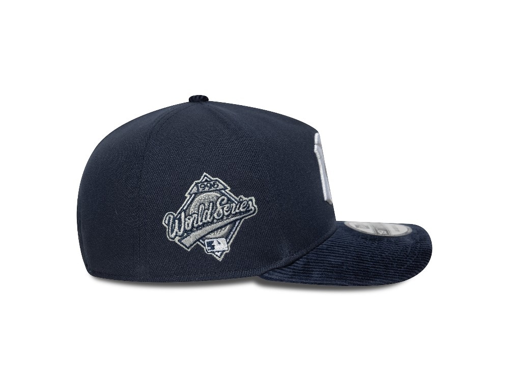 New Era New York Yankees Cooperstown Navy Cord Visor 19Twenty Snapback Casquette