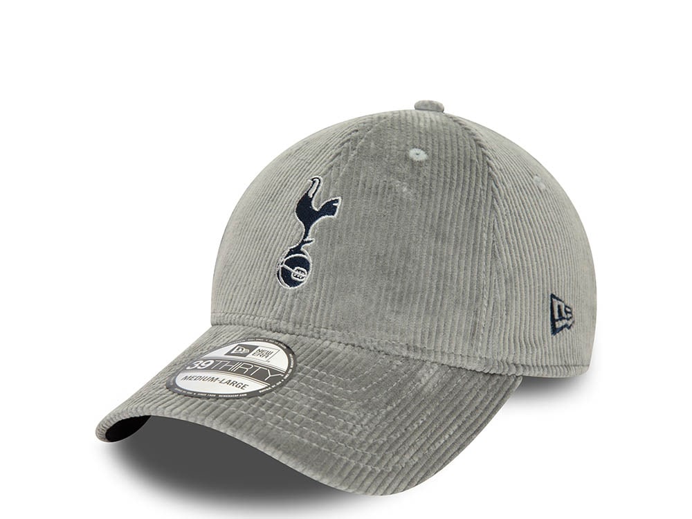 New Era Tottenham Hotspur Gray Cord Edition 39Thirty Stretch Casquette