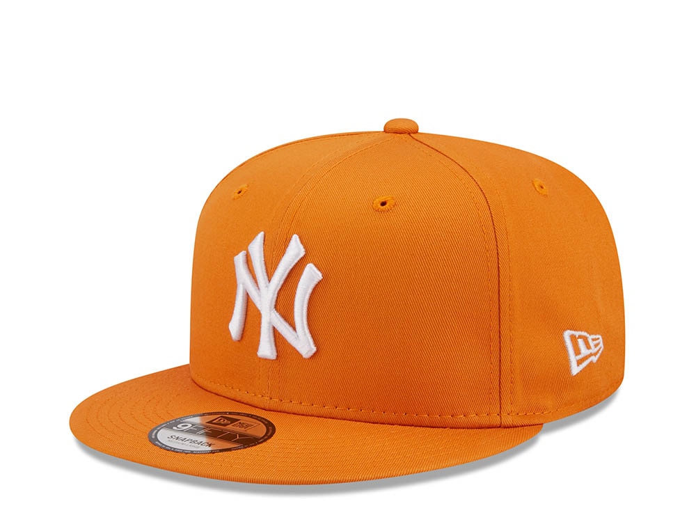 New Era New York Yankees League Essential Orange 9Fifty Snapback Casquette