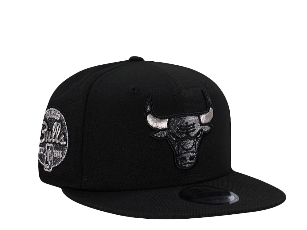 New Era Chicago Bulls Metallic Black Prime Edition 9Fifty Snapback Casquette